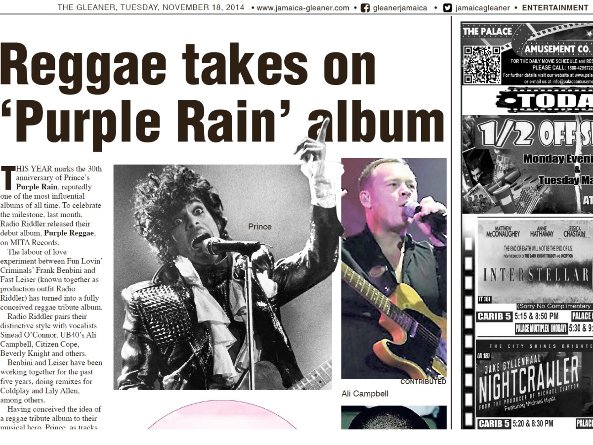 Prince and Jamaica and&nbsp;Ska