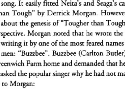 Rude Boy Busbie and Derrick&nbsp;Morgan